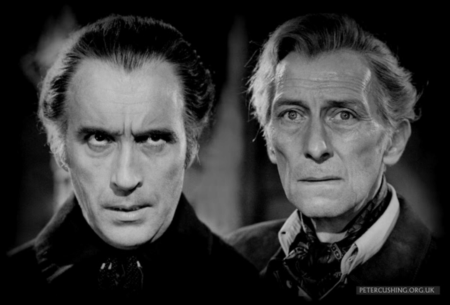 Supernatural Sci-Fi Team Christopher Lee and Peter Cushing | spiropictures